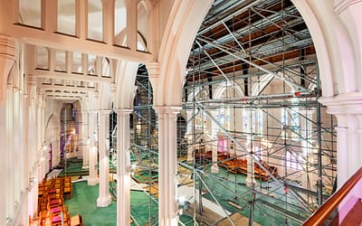 From Flames to Restoration: Cleanup of the Cathedral